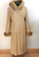 KOŻUCH DAMSKI DŁUGI R.40