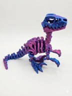 Figurka Szkielet Raptora 23cm - Model Kolekcjonerski Druk 3D