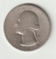 USA 25 centow 1934 srebro 0.900