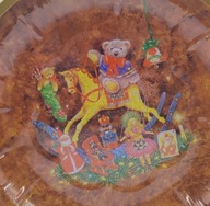 Boże Narodzenie KONIK NA BIEGUNACH półmisek