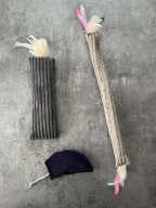 zestaw zabawek dla kota z walerianą- kopacz, pałeczka, mysz XL