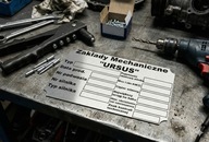 Tabliczka Znamionowa URSUS C-330 C-360 C-4011 Grawer Laminat Grawerski