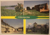 OŚWIĘCIM. Krajobraz z rzeką Wisłą. Rynek. Zespól kościelny Salezjanów