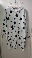 MATALAN SZLAFROK POLAROWY KOCOBLUZA GWIAZDY OVERSIZE ROZ. M/L/XL