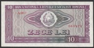 Rumunia 10 lei 1966 - A,00 - stan bankowy UNC -