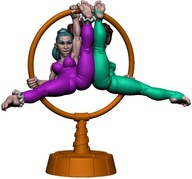 Carnival Circus Acrobat Akrobatki Cyrkowe Diorama Pinup RPG Druk 3D NSFW