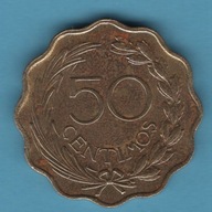 (1PG05) Paragwaj 50 centymów, 1953
