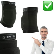 OCHRANIACZE NA KOLANA CZARNE WYTRZYMAŁE ROWER NARTY SNOWBOARD | XL X-FACTOR