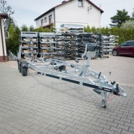 Przyczepa PODŁODZIOWA BRENDERUP 242500TB SRX DMC 2,5T Dł.łodzi 7,2 ALU, LED