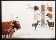 Portugalia 2018 Blok zwierzęta hodowlane FDC