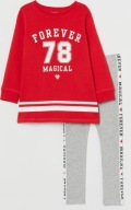 Tunika + legginsy r. 110/116 komplet H&M