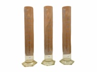3 szklane cylindry miarowe 2000ml