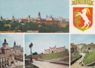 LUBLIN - PANORAMA - ZAMEK - BRAMA KRAKOWSKA - STARE MIASTO - HERB