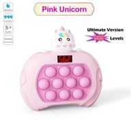 Pop Quick Push elektroniczna konsola do gier 999 poziom (Jednorożec)