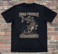 Opad podbicie i tak całe życie Koszulka z Sandaczem rozmiary w opisie
