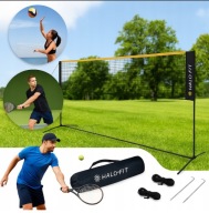 Siatka uniwersalna 3w1 badminton tenis siatkówka 3,6 m Halofit