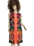 T.BAKER SUKIENKA WIZYTOWA kwiaty ptaki 4-36/38