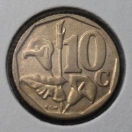 *REPUBLIKA POŁUDNIOWEJ AFRYKI*RPA [1725]*10 Centów 1997 Kwiaty Kalia *10c
