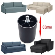 NOGA STOPKA TAPICERSKA 65MM NA GWINT DO SOF IKEA VIMLE BRISSUND HYLTARP