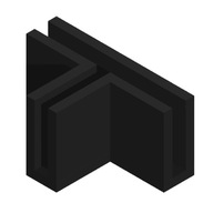 ŁĄCZNIK DO PŁYT MODELARSKICH – T, ZAMKNIĘTY, 5 MM, TRÓJNIK