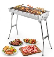 Grill węglowy Składany Przenośny Camping Ogrodowy Turystyczny Walizka
