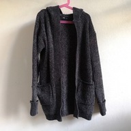 Ciepły sweter z kapturem i kieszeniami C&A 134 140 gruby (314)