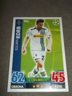 MATCH ATTAX 2015-2016 Julian Korb 220 Borussia Mönchengladbach