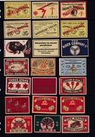 Szwecja - Szwajcaria stare etykiety zapałczane, reklama /Brą 2/