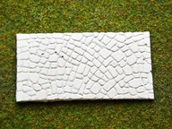 Cegiełki gipsowe droga szeroka odcinek prosty 03j