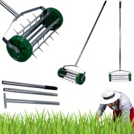 AERATOR WERTYKULATOR OGRODOWY RĘCZNY OBROTOWY DO TRAWNIKA OGRODU TRAWY