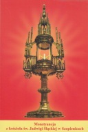 KATOWICE - SZOPIENICE - KOŚCIÓŁ ŚW. JADWIGI ŚLĄSKIEJ - MONSTRANCJA