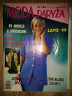 Moda Paryża 4/1999 Burda duże jest piękna Diana Elegantka wykroje krawiecki