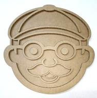 Wysypywanka sensoryczna kartonowa "Dziadek"