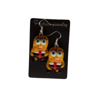KOLCZYKI Z MODELINY SPONGEBOB Z BAJKI SPONGE BOB