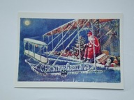 Świąteczne pozdrowienia - Mikołaj z prezentami