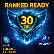 GOTOWE DO RANKEDÓW! 30 LVL LEAGUE OF LEGENDS KONTO LOL UNRANKED SMURF EUNE