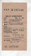 Bilet PKP, Chełmno do Kornatowo, 1946r., -35
