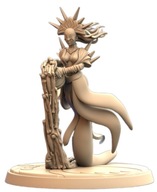 Exalted Realm Pathfinder of the Veil Czarownica B Pinup RPG Druk 3D