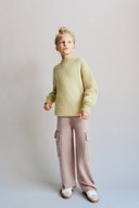 ZARA DZIANINOWE CIEPŁE SPODNIE Z KIESZENIAMI DLA DZIEWCZYNKI 146/152