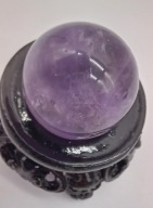Kolekcja naturalny ametyst fiolet kulka #66 kula 22mm