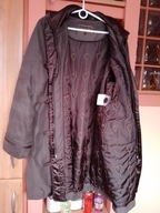 Czekoladowy płaszczyk - rozmiar L - z kapturem !!