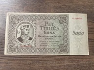 Chorwacja - 5000 kuna - 1943