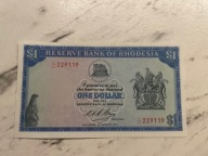 Rodezja - 1 dolar - 1974 - rzadki - UNC