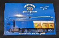 CIĘŻARÓWKA REKLAMOWA MERCEDES ACTROS - HACKER-PSCHORR - 1:87 HUMMER