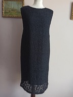 GESTUZ SUKIENKA mała czarna koronkowa 38