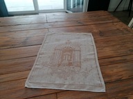 BAWEŁNIANA MAKATKA PODKŁADKA SERWETA ŚCIERKA KLATKA NA PTAKA 47 x 64