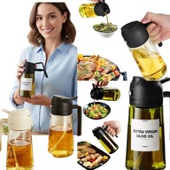 SPRYSKIWACZ SZKLANY DO OLIWY, OLEJU I OCTU 470 ML