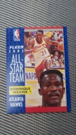 1991-92 Fleer All-Star Team * Dominique Wilkins * Hawks