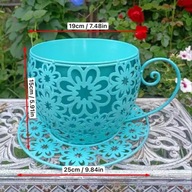 DONICZKA OSŁONKA TARAS BALKON VINTAGE METAL PREZENT DEKORACJA REKWIZYT F