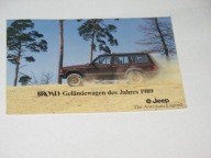 JEEP the American Legend pojazd terenowy roku 1989 naklejka z PRL
